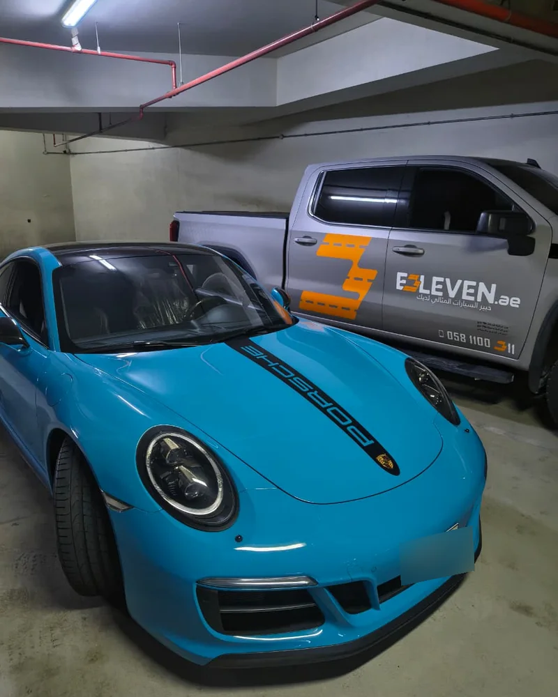 Porsche 911 inspected by E3LEVEN
